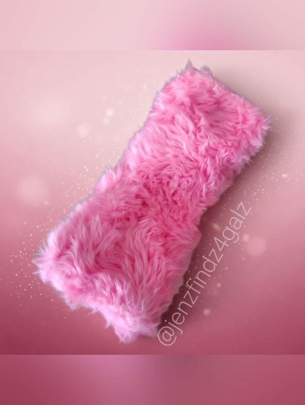 NWT Balenciaga Fluffy Pink Faux Fur Medium Hourglass Top Handle Bag Dustbag Rare - Picture 10 of 13